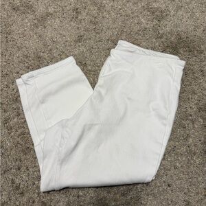 Belle by Kim Gravel Hollywood waist capris, white, 14P